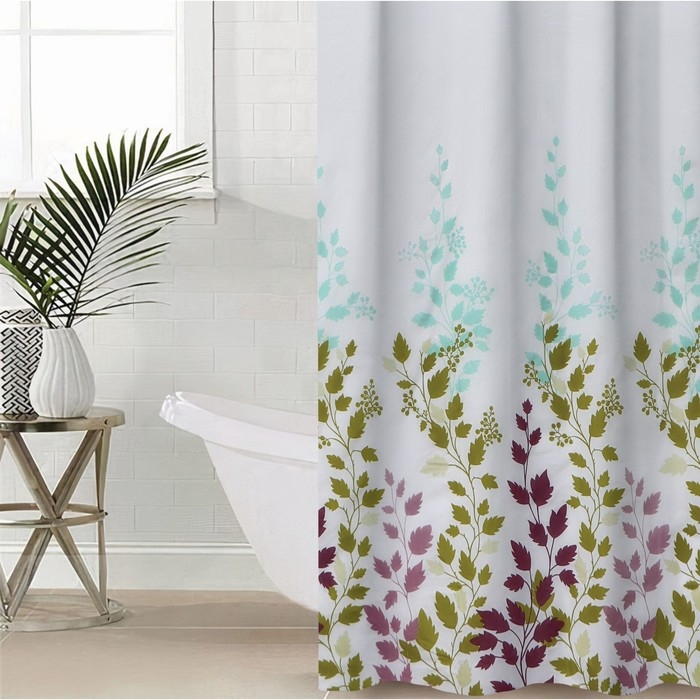 Штора для ванны Доляна «Осень», 180×180 см, EVA Штора для ванны Доляна «Осень», 180×180 см, EVA