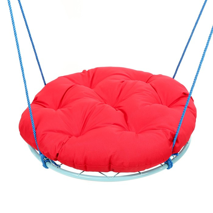 Качели Качели "Гнездо" с подушкой d 90 см, макс нагрузка 80 кг, красная подушка