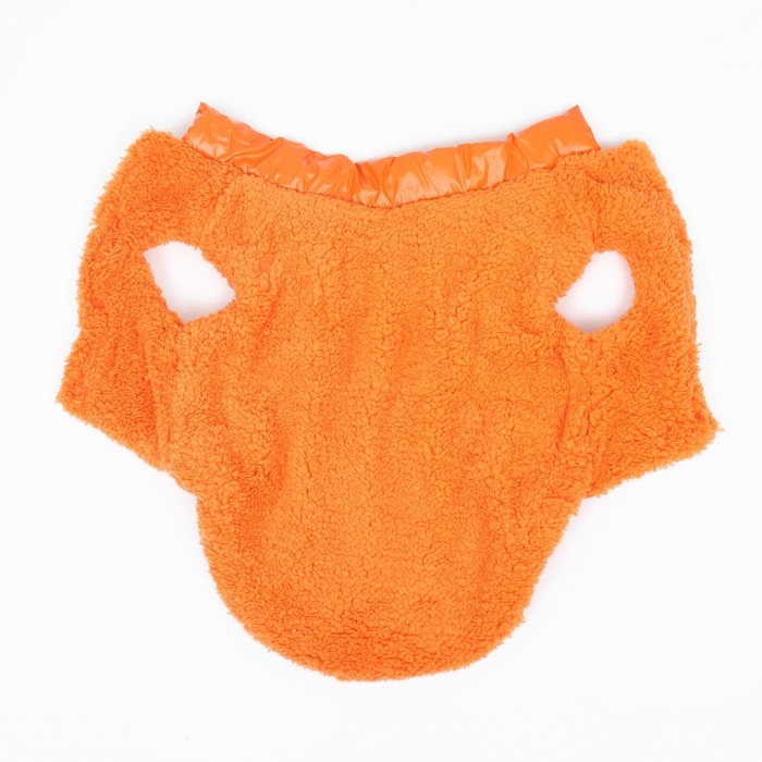 Куртка для собак  Куртка для собак "Блеск", 3XL (ДС 50, ОГ 68, ОШ 44 см), оранжевая