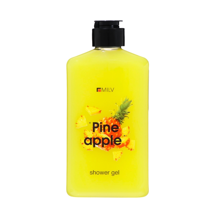 Гель для душа Milv "PINEAPPLE", 340 мл