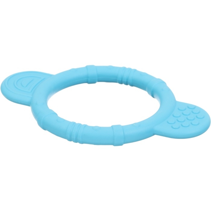 Прорезыватель силиконовый «Круг», цвет голубой, ТЭП, КНОПА Прорезыватель силиконовый «Круг», цвет голубой, ТЭП, КНОПА