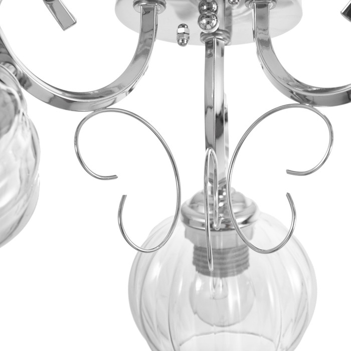 Люстра Люстра "Эшли" 3х40Вт Е27 Хром 53х53х20см