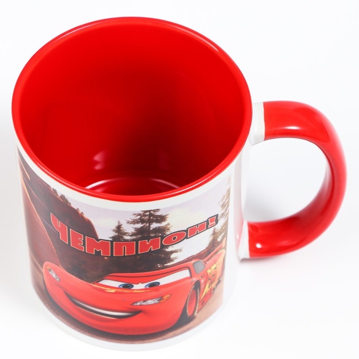 Кружка сублимация, 350 мл Кружка сублимация, 350 мл "Чемпион", Тачки МИКС
