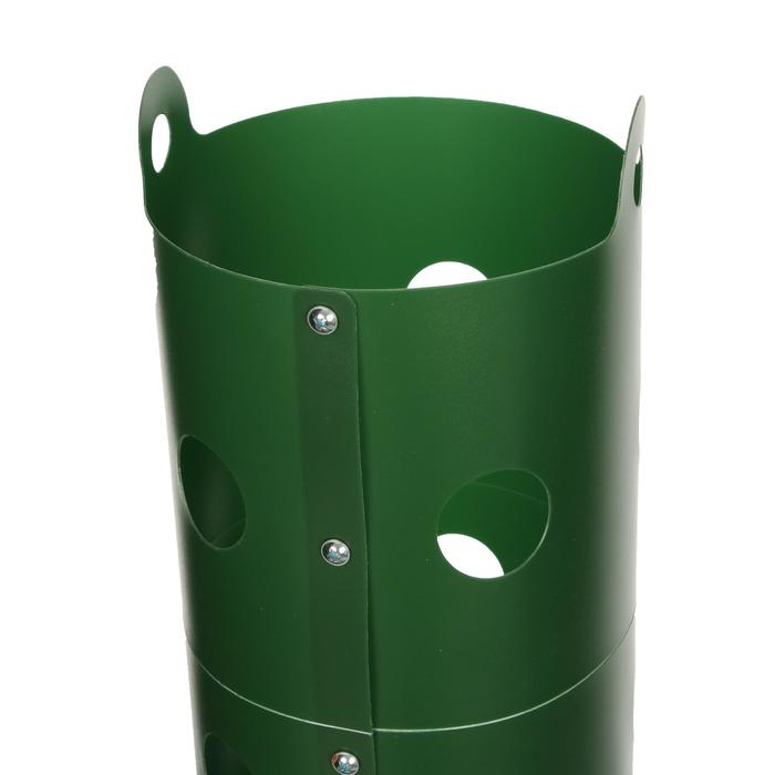 Клумба «Цветочная колонна», d = 17 см, h = 70 см, зелёная Клумба «Цветочная колонна», d = 17 см, h = 70 см, зелёная