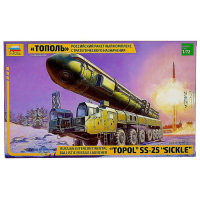 Сборная модель-грузовик «РРК Тополь» Звезда, 1/72, (5003)