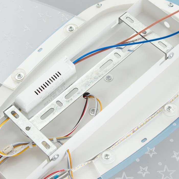 Светильник Самолет LED 30Вт синий 58х58х8 см BayerLux Светильник Самолет LED 30Вт синий 58х58х8 см BayerLux