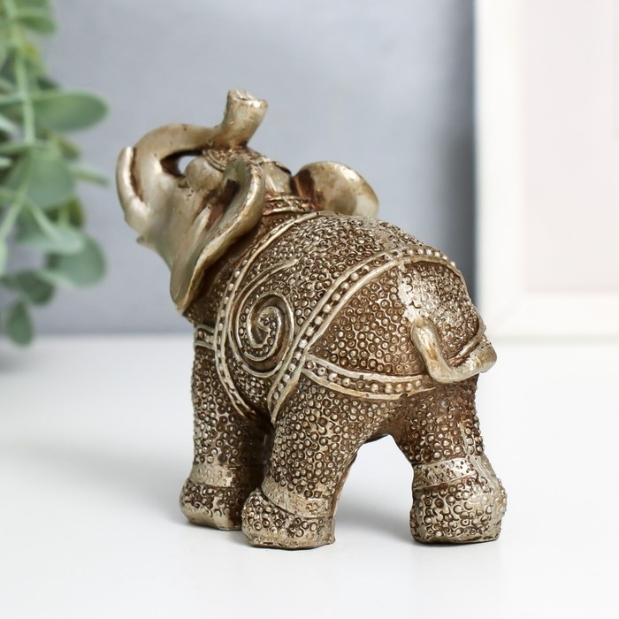 Сувенир полистоун Сувенир полистоун "Слоны песочные" набор 7 шт h=10; 9; 7,5; 7; 6,5; 6; 5 см