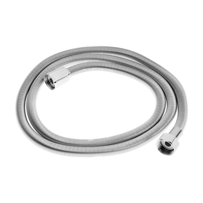 Душевой шланг ZEIN Z21PS, растягивающийся 150-200 см, гайки латунь, нержавеющая сталь Душевой шланг ZEIN Z21PS, растягивающийся 150-200 см, гайки латунь, нержавеющая сталь