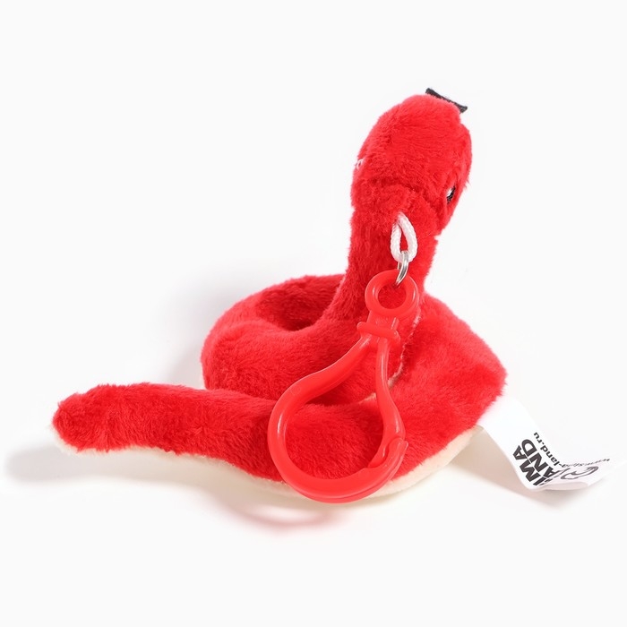 Новый год! Мягкая игрушка «Змея», на брелоке, 6 см, цвета МИКС Новый год! Мягкая игрушка «Змея», на брелоке, 6 см, цвета МИКС