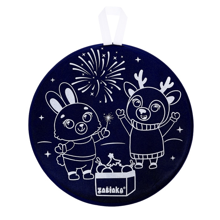 Ледянка мягкая, детская «Друзья», диаметр 45 см, цвет синий Ледянка мягкая, детская «Друзья», диаметр 45 см, цвет синий