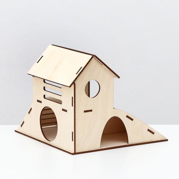 Домик для грызунов, 18 х 18 х 14,7 см Домик для грызунов, 18 х 18 х 14,7 см