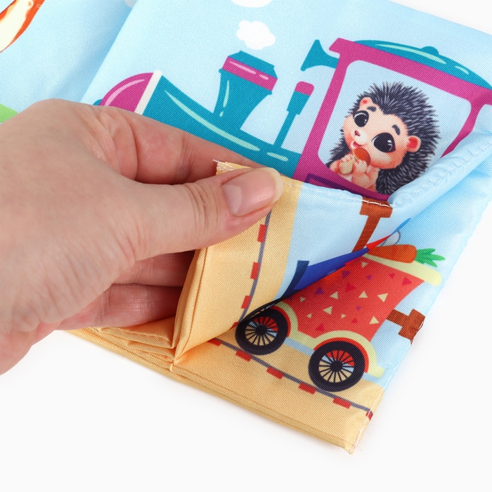 Бортик на кроватку «Паровозик» 14х70 см, Крошка Я Бортик на кроватку «Паровозик» 14х70 см, Крошка Я