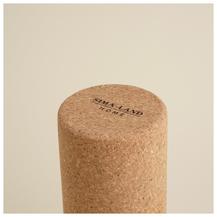 Ролик для йоги Sima-Land Home, 30х10 см, пробка Ролик для йоги Sima-Land Home, 30х10 см, пробка