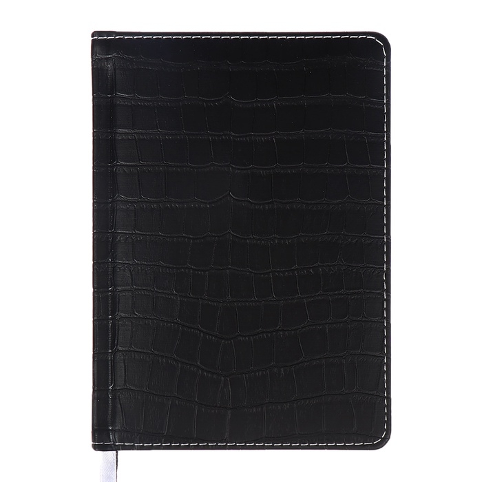 Ежедневник датированный 2025 B6 168 листов, deVENTE. Wild, твердая обложка кожзам с поролоном, перфорация, ляссе, блок 70,черный Ежедневник датированный 2025 B6 168 листов, deVENTE. Wild, твердая обложка кожзам с поролоном, перфорация, ляссе, блок 70,черный