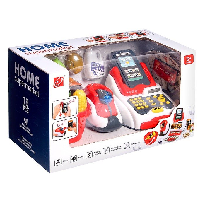 Игровой набор «Супер касса», 18 предметов