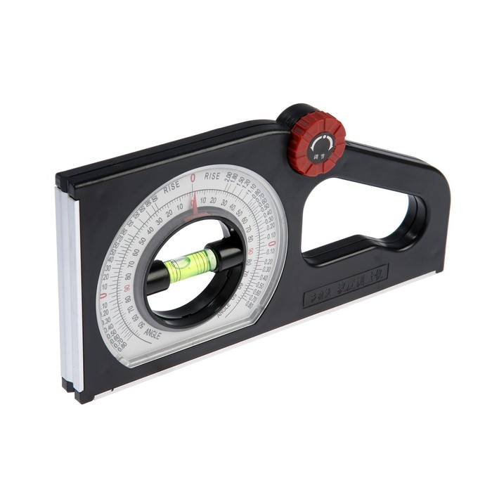 Угломер-уровень магнитный ТУНДРА, фрезерованный, 1 глазок Угломер-уровень магнитный ТУНДРА, фрезерованный, 1 глазок