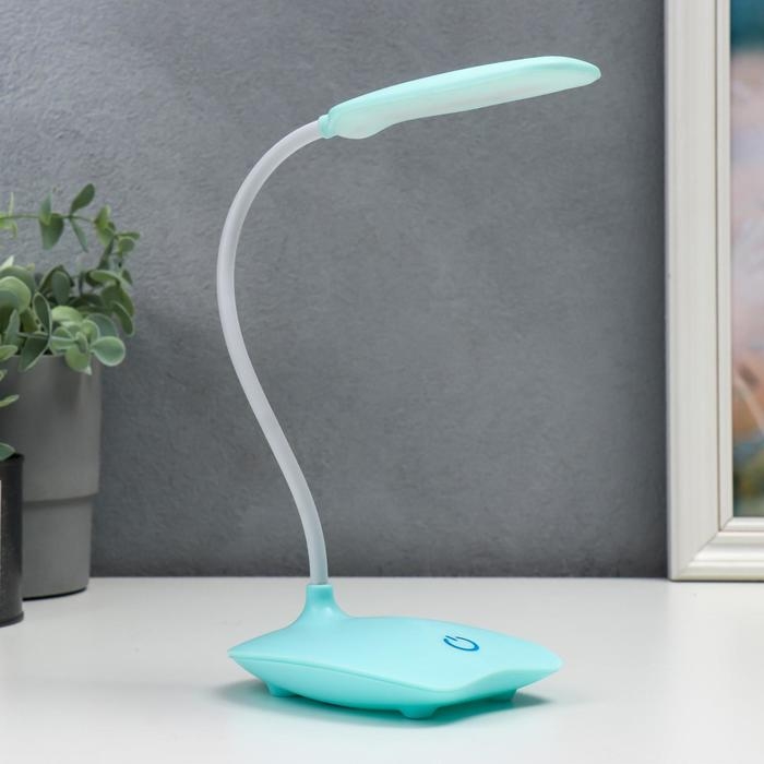 Лампа настольная Лампа настольная "Симпл" LED 5Вт USB МИКС 16х16х38 см RISALUX