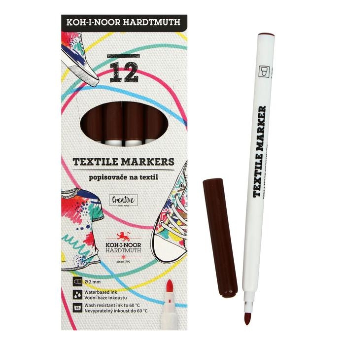 Маркер для ткани 3.0 мм Koh-I-Noor 3203/34, длина письма 500 м, коричневый Маркер для ткани 3.0 мм Koh-I-Noor 3203/34, длина письма 500 м, коричневый