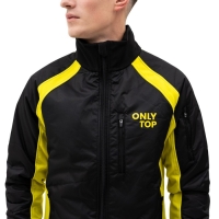 Куртка утеплённая ONLYTOP, black/yellow, р. 52