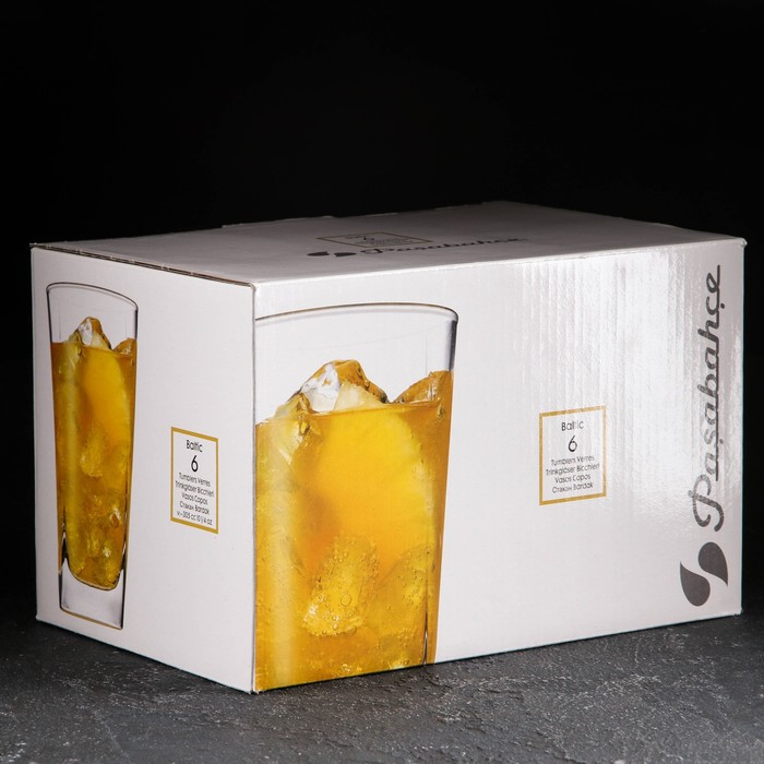 Набор стеклянных стаканов Baltic, 305 мл, 6 шт Набор стеклянных стаканов Baltic, 305 мл, 6 шт