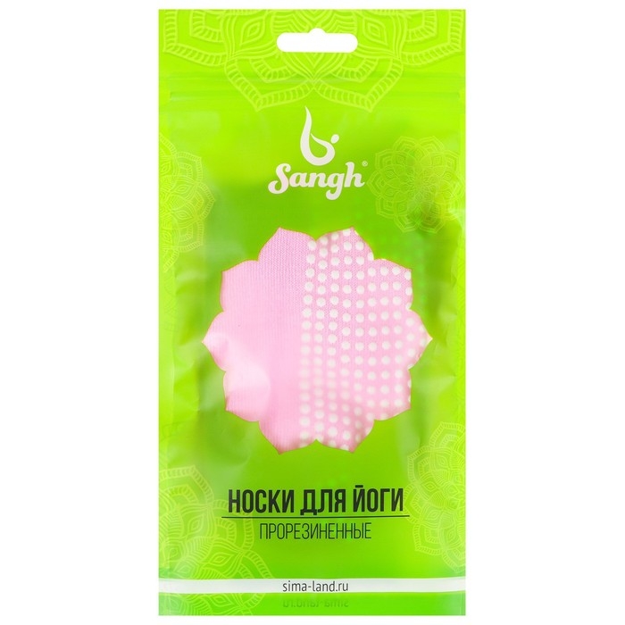 Носки для йоги Sangh, р. 36-39, цвет розовый Носки для йоги Sangh, р. 36-39, цвет розовый