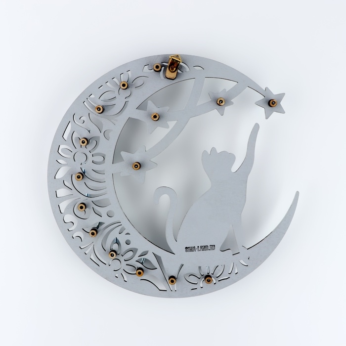 Органайзер настенный для бижутерии «Кошечка на луне»