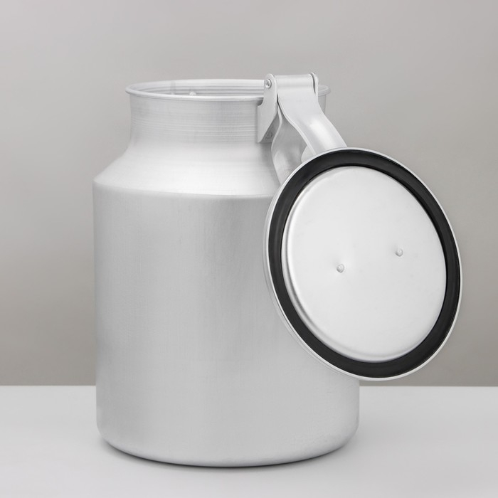 Бидон алюминиевый, 10 л, с крышкой Бидон алюминиевый, 10 л, с крышкой