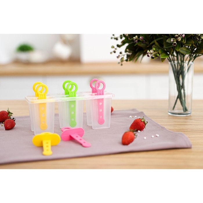 Форма для мороженого Доляна «Симпл», 6 ячеек Форма для мороженого Доляна «Симпл», 6 ячеек