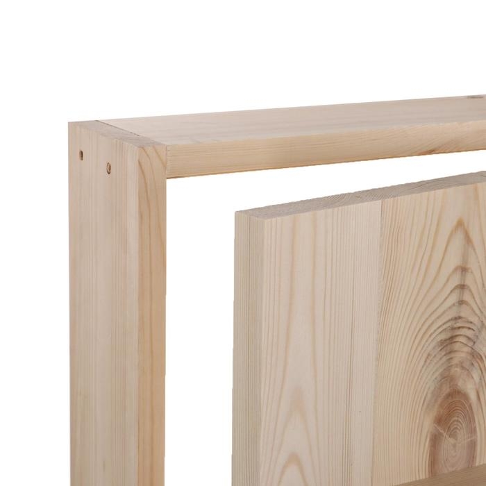 Дверной блок для бани, 160×80см, из сосны, на клиньях, массив, Дверной блок для бани, 160×80см, из сосны, на клиньях, массив, "Добропаровъ"