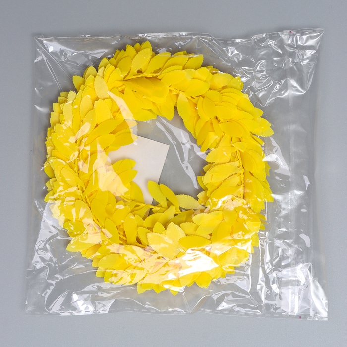 Лиана искусственная для декора &laquo;Жёлтого цвета&raquo;, 3 метра, 13 &times; 13 &times; 2 см