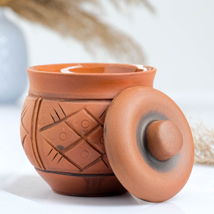 Горшок керамический для запекания  Горшок керамический для запекания "Аппетитный" 0,7л молочение