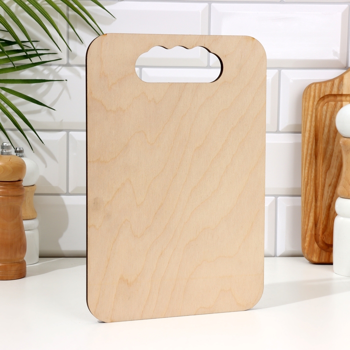 Доска разделочная  Доска разделочная "Правила дома, любви и уюта", дерево, 18х27 см