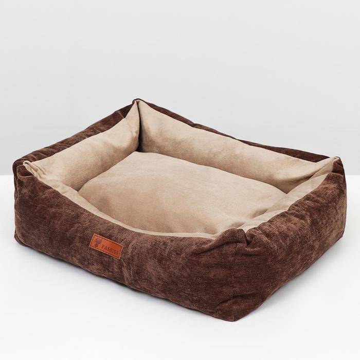 Лежанка со съемным чехлом, мебельная ткань, поролон, 45 х 35 х 13 см Лежанка со съемным чехлом, мебельная ткань, поролон, 45 х 35 х 13 см