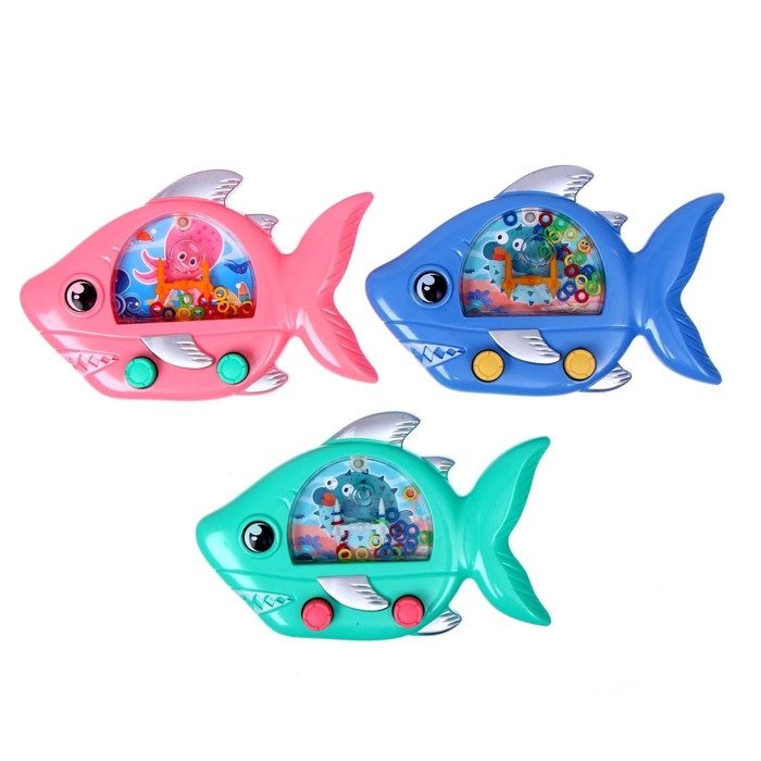 Водная игра с колечками «Рыбка», цвета МИКС Водная игра с колечками «Рыбка», цвета МИКС