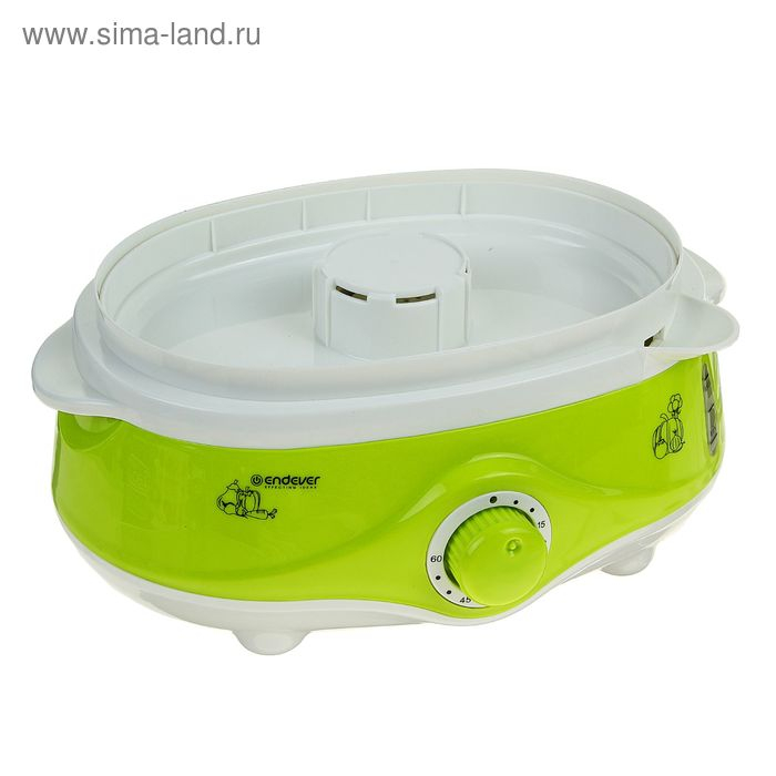 Пароварка Endever Vita-171, электрическая, 1000 Вт, 11 л, 3 яруса, бело-зеленая Пароварка Endever Vita-171, электрическая, 1000 Вт, 11 л, 3 яруса, бело-зеленая
