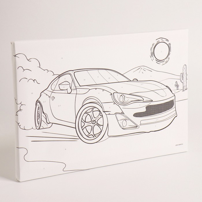 Картина по номерам для детей «Ралли в пустыне», 20 х 30 см Картина по номерам для детей «Ралли в пустыне», 20 х 30 см