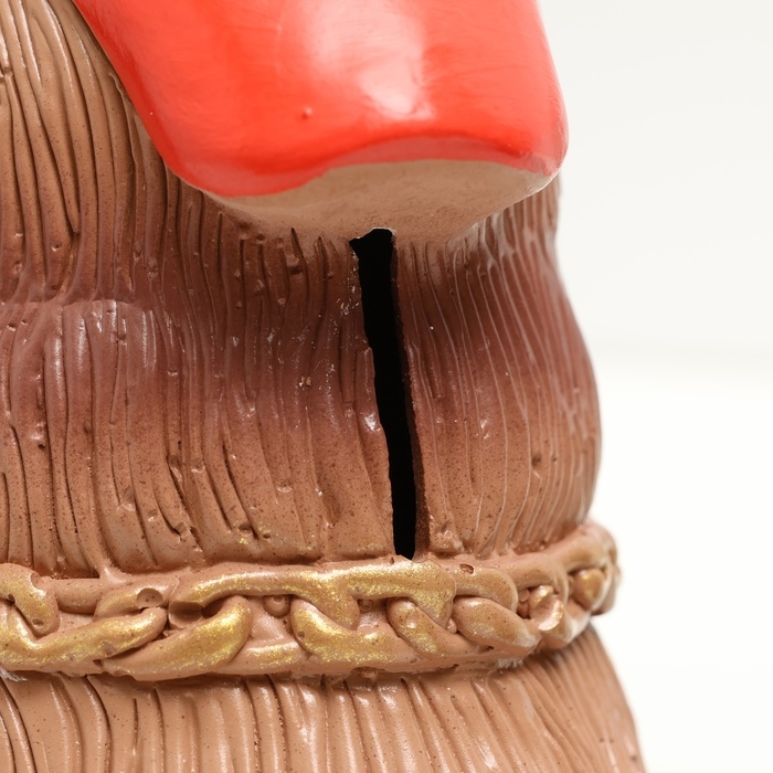 Копилка Копилка "Капибара в кепке" коричневый, 22см