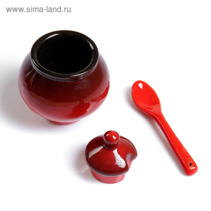 Набор для специй  Набор для специй "Премиум Макси" 8 предметов, красный