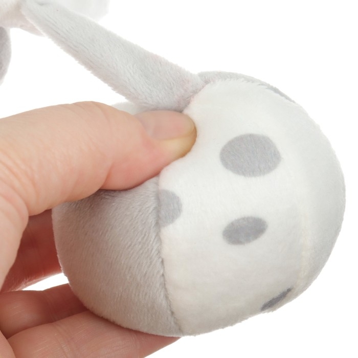 Растяжка - спираль с игрушками дуга на коляску / кроватку для малышей «Коровка», с пищалкой, прорез., Крошка Я Растяжка - спираль с игрушками дуга на коляску / кроватку для малышей «Коровка», с пищалкой, прорез., Крошка Я