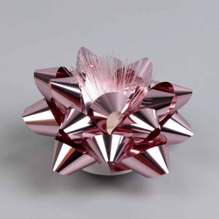 Светодиодная игрушка «Бант-звезда» 9 × 6 × 9 см, батарейки LR44х3 (в комплекте), свечение мульти, розовая Светодиодная игрушка «Бант-звезда» 9 × 6 × 9 см, батарейки LR44х3 (в комплекте), свечение мульти, розовая