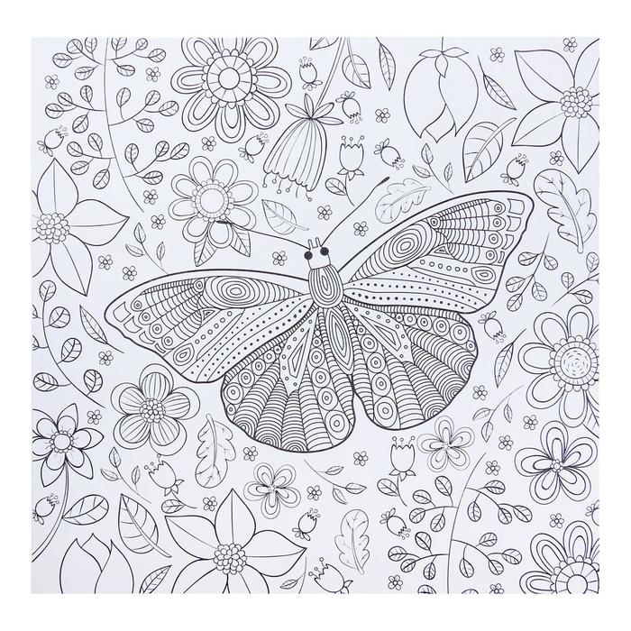 Раскраска - антистресс, альбом «Цветочное наслаждение» 20 стр. Раскраска - антистресс, альбом «Цветочное наслаждение» 20 стр.