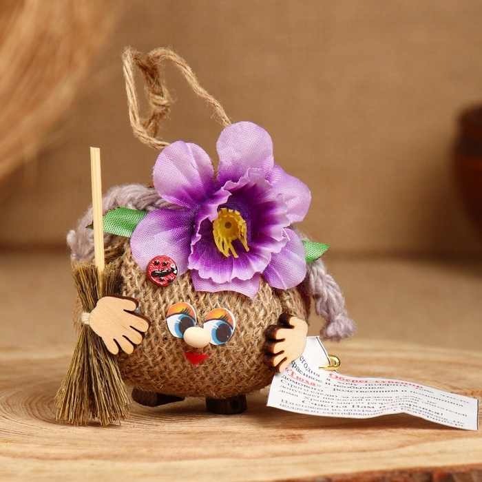 Оберег «Домовушка Тюха», микс Оберег «Домовушка Тюха», микс