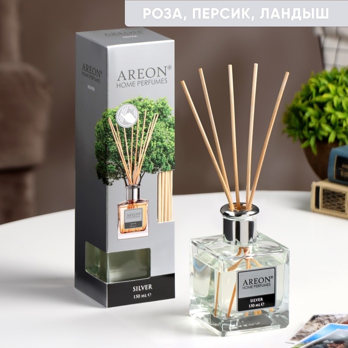 Диффузор ароматический Areon Sticks LUX, роза, персик, ландыш 150 мл Диффузор ароматический Areon Sticks LUX, роза, персик, ландыш 150 мл