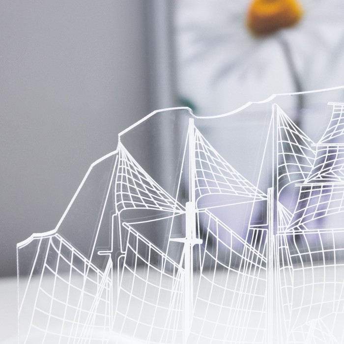 Светильник  Светильник "Фрегат" LED RGB от сети 9,5х15х16см RISALUX