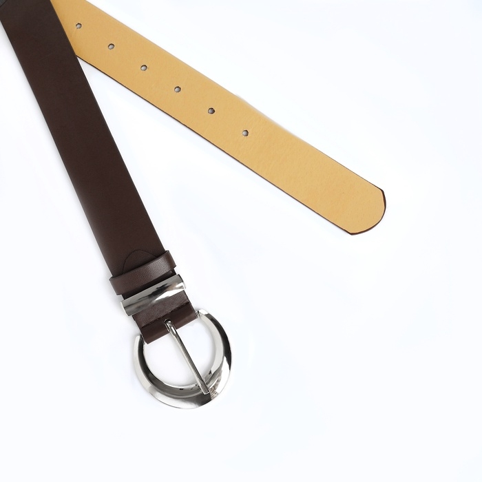 Ремень жен 06-01-02-01 Июнь2, 3,3*0,3*110 см, винт,пряжка металл, 1 прокол, коричневый Ремень жен 06-01-02-01 Июнь2, 3,3*0,3*110 см, винт,пряжка металл, 1 прокол, коричневый