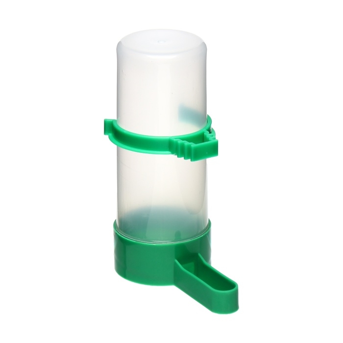 Поилка/кормушка для птиц 10,5 х 3,5 см, 90 мл, зелёная Поилка/кормушка для птиц 10,5 х 3,5 см, 90 мл, зелёная