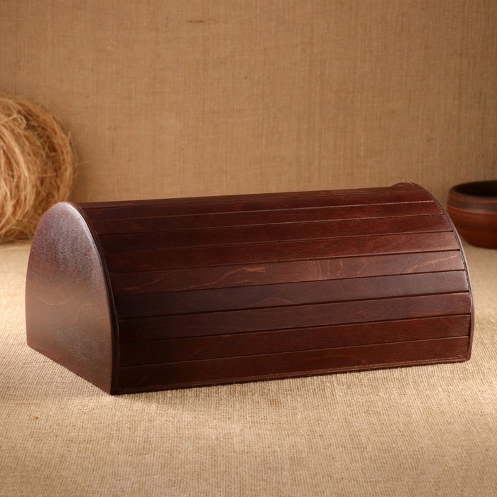 Хлебница «Зёрнышко», цвет орех 38х25х16.5 см Хлебница «Зёрнышко», цвет орех 38х25х16.5 см