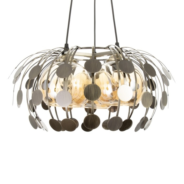 Светильник BayerLux Светильник BayerLux "Дикси" 3хЕ27 40Вт латунь 45х45х22-122см