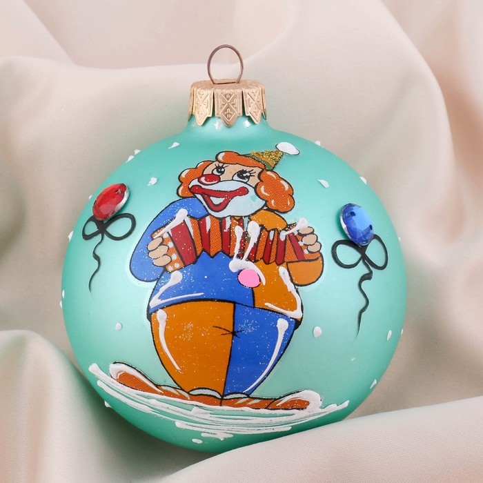 Шар Шар "Клоун с гармошкой" 8 см микс