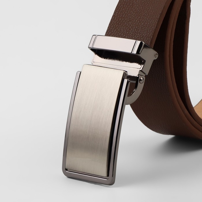 Пряжка для ремня, автоматическая, 7,8 × 3,5 см, цвет чёрный никель Пряжка для ремня, автоматическая, 7,8 × 3,5 см, цвет чёрный никель